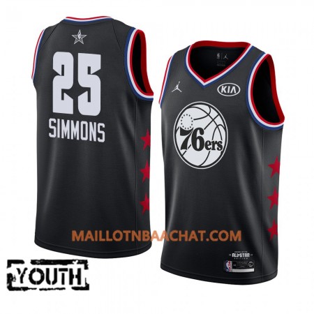 Maillot NBA Philadelphia 76ers Ben Simmons 25 2019 All-Star Jordan Brand Noir Swingman - Enfant Maillot NBA Philadelphia 76ers Ben Simmons 25 2019 All-Star Jordan Brand Noir Swingman - Enfant